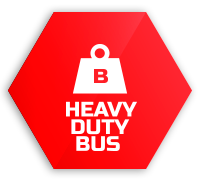 Logo linii produktowej Heavy Duty Bus