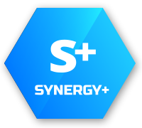 Logo linii produktowej Synergy+
