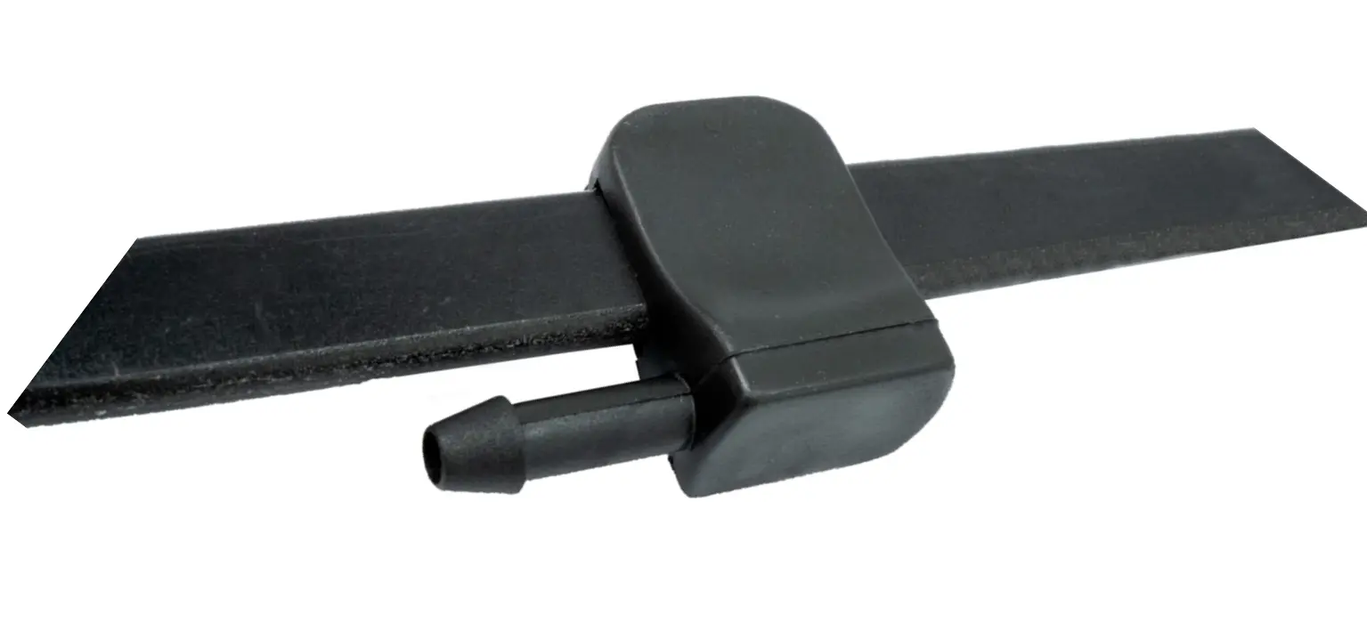 Nozzles for windshield wipers